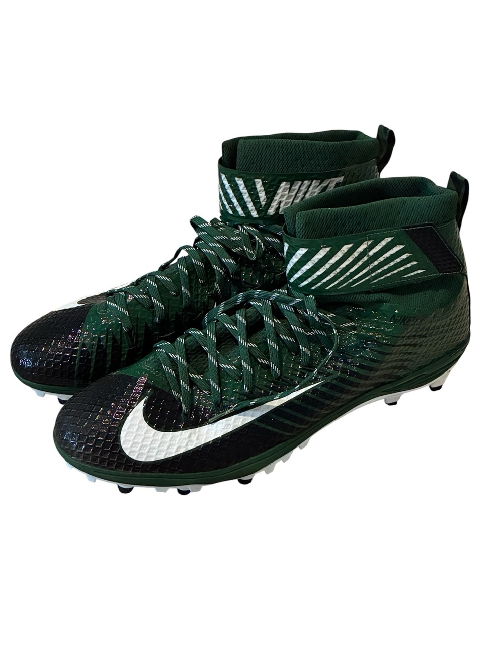 Nike Lunarbeast Elite TD Green & Black Football Cleats Size 17